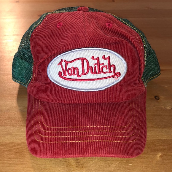 Von Dutch Accessories - Vintage. *RARE* Corduroy Von Dutch Hat